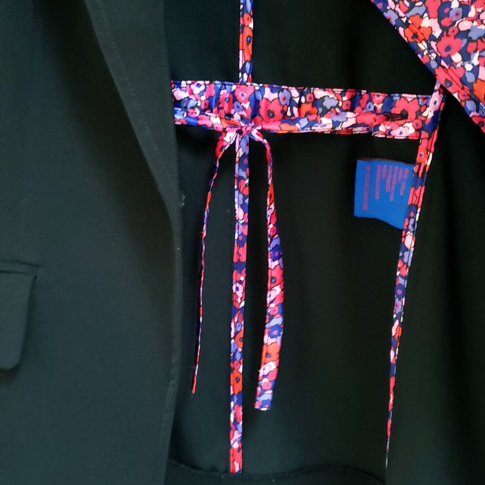 Black Blazer Jacket Twiggy Small - Picture 6 of 7